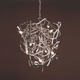 Delphinium Conical Chandelier - Nickel / 