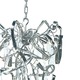 Delphinium Conical Chandelier - Nickel / 