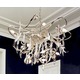 Delphinium Round Chandelier - Nickel / 