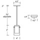 Echo Small Pendant Light - /