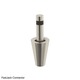 FreeJack LED Silver Glaze Pendant - Satin Nickel / Aqua / Clear