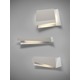 Flap 3 Wall Sconce - Aluminum / White