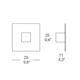 Flat Q Wall Sconce - /