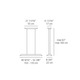 Float L 39W Linear Suspesion - /