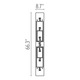 Lastra Linear Suspension - Natural / Clear