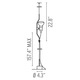 Parentesi Ceiling To Floor - /