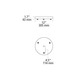 Freejack 3 Port Round Canopy - /