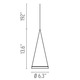 Fucsia 1 UL Pendant -  / 