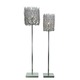 Hollywood Block Floor Lamp - Nickel / 