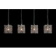 Hollywood In Line Hanging Lamp - Nickel / 