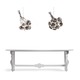La Vie En Rose Bouquet Hanging Lamp - Nickel / 