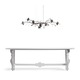 La Vie En Rose Hanging Lamp Long - Nickel La Vie En Rose Hanging Lamp Long - Nickel /