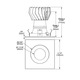 LEDS314 3.5 Inch 12 Watt Wide Beam Square Shower Trim - /