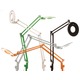 Link Medium Table W/Clamp - Silver Link Medium Table W/Clamp - Silver /