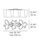 Logico Triple Linear Ceiling - /