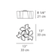 Logico Micro Triple Nested Ceiling Mount - /