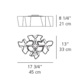 Logico Micro Quad Nested Ceiling Mount - /