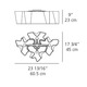 Logico Mini Quad Nested Ceiling Mount - /
