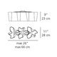 Logico Mini Triple Linear Ceiling Mount -  / 