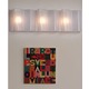 Logico Micro Triple Wall Sconce - Grey / White