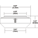 Monorail 2-Circuit 2X150W Surface Mount Magnetic Transformer - /