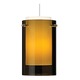 FreeJack LED Mini Echo Pendant - Antique Bronze / Steel Blue FreeJack LED Mini Echo Pendant - Antique Bronze / Steel Blue