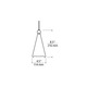Freejack Mini Ovation Pendant W/Amber Ball - /