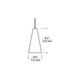 FreeJack LED Mini Taza Pendant - /
