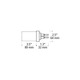 Monorail 2 Inch Square Direct End Power Feed -  / 