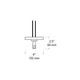 Monorail 4 Inch Round Canopy Single Feed - /