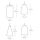 FJ Onyx Cone Pendant -  / 