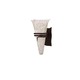 Ovation Wall Sconce - Antique Bronze / White Frit