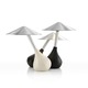 Piccola Table Lamp - Aluminum / Ivory Piccola Table Lamp - Aluminum / Ivory