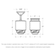 Lapa Fan W / Out Light - Bright Nickel / Satin Nickel Lapa Fan W / Out Light - Bright Nickel / Satin Nickel