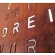 Qlocktwo Wall Clock Special Edition - Rust Qlocktwo Wall Clock Special Edition - Rust /