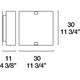 Quadro Candelabra Wall / Ceiling Mount -  / 