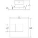 R3151 3.5 Inch Deep Regressed Pinhole Square Trim - /