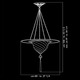 Samarkanda Glass Serpentine Suspension W / Ring - /