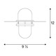 Saturn Wall Sconce - /