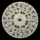 Scheherazade 2 Tier Floral Suspension - Brass / Brown Floral