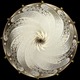 Scudo Saraceno Serpentine Ceiling Mount - Brass / Salmon Serpentine