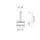 Skin Pendant W / White Radial Diffuser - /