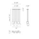 Spillray Six Light Linear Suspension - /