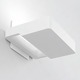 Square Wall Sconce - Matte White / 