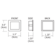 Frame Kit Wall Recessed - /