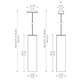 Stick 140 Pendant -  / 