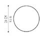 Stick 240 Floor Lamp W / Small Shade - /