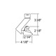 T805 Trac-Master Low Voltage Slant Gimbal Ring - /