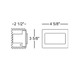 Tekno Recessed Wall Mount -  / 