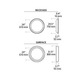 Tigris Round Recessed Mirror - /